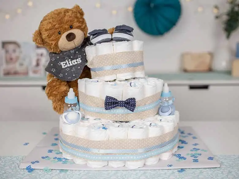 how to make a diaper cake