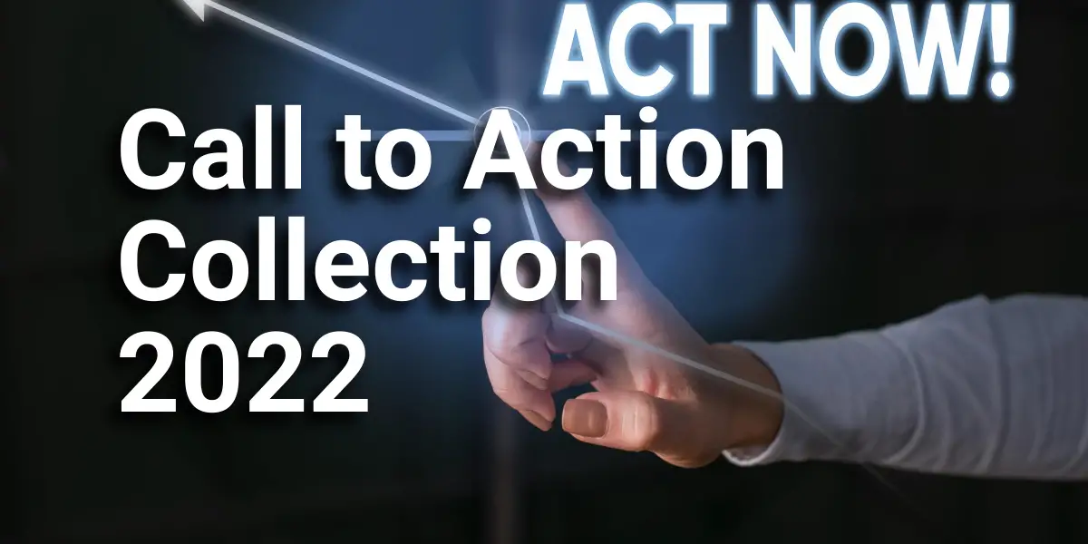 Call to action CTA collection 2022