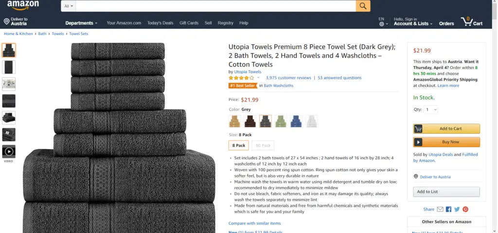 Formatting Amazon product title for home design items