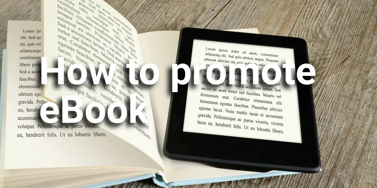 How to promote ebook