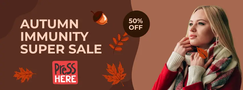 Autumn immunity sale coupon